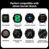 20mm Wear-Resistant Nylon Compatible with Garmin Vivoactive 5 Vivoactive 6 Watch Band, Rugged Nylon for Forerunner 55/165/245/Venu/Venu Sq/Vivoactive 3 Farbic Strap Wristband Replacement view 3