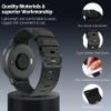20mm Wear-Resistant Nylon Compatible with Garmin Vivoactive 5 Vivoactive 6 Watch Band, Rugged Nylon for Forerunner 55/165/245/Venu/Venu Sq/Vivoactive 3 Farbic Strap Wristband Replacement view 4