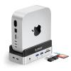 ORICO MiniDock Mac mini M4 Dock Built-in 512GB M.2 SSD for Mac mini M4 and M4 Pro 2024, Laptop Docking Station with 2xUSB A 10Gbps, SD/TF Card Slots, 3.5mm Audio-VSE-512GB view 1