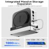 ORICO MiniDock Mac mini M4 Dock Built-in 512GB M.2 SSD for Mac mini M4 and M4 Pro 2024, Laptop Docking Station with 2xUSB A 10Gbps, SD/TF Card Slots, 3.5mm Audio-VSE-512GB view 3