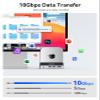ORICO MiniDock Mac mini M4 Dock Built-in 512GB M.2 SSD for Mac mini M4 and M4 Pro 2024, Laptop Docking Station with 2xUSB A 10Gbps, SD/TF Card Slots, 3.5mm Audio-VSE-512GB view 4