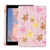 AdorableWhimsy Cute Gingerbread Case for iPad Pro 13 Inch M4(2024) 7th Generation with Pencil Holder Christmas Snowflake Bow Trifold Stand Leather Cover Soft Back Auto Wake/Sleep view 1