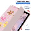 AdorableWhimsy Cute Gingerbread Case for iPad Pro 13 Inch M4(2024) 7th Generation with Pencil Holder Christmas Snowflake Bow Trifold Stand Leather Cover Soft Back Auto Wake/Sleep view 2