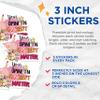 (3 Pack) Sarcastic Quote Decals - Floral Opinion - Funny Laptop Decals - 3 Inches On Longest Side - Easy Peel & Apply - Made in USA - 3MCS7793 view 2