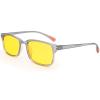Dollger Night Vision Glasses for Driving Square Anti Glare UV400 Protection Lightweight Nighttime Yellow Eyewear for Men and Women view 1