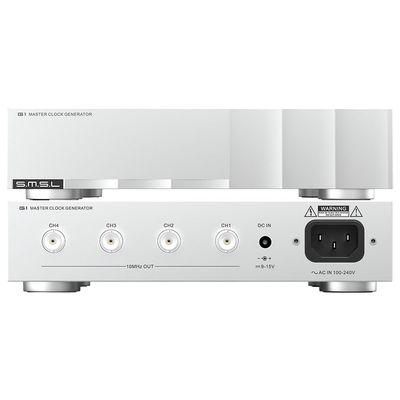 SMSL G1 Hi-Fi Audio External Master Clock,High-Precision OCXO,Multi-Channel Drive+Linear Power Supply,Enhance Sound Quality for CD Players/Players/DAC,Compatible with T2/D2R/P2/PL200T/D200/PA200