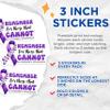 (3 Pack) Alzheimers Awareness Decals - Purple Butterfly - Remember Decal - 3 Inches On Longest Side - Easy Peel & Apply - Made in USA - 3MCS8547 view 2