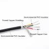 ACFFVBW Coiled Extension Cord, UL2547 10M Shielded Audio Cable 2-8 Cores 22-30AWG PVC Tinned Copper Wire(7Cores,24AWG) view 3