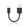 10cm Short USB to Cable High Speed Charging Cord Data Transfer for Phone 15 Series Smartphones view 1
