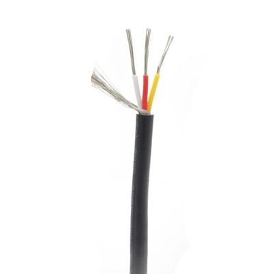 ACFFVBW Coiled Extension Cord, Shielded Wire UL2547 PVC Audio Cable 22-28AWG 2/3/4/5 Cores Tinned Copper 300V Multiple Sizes(26awg-3cores,10m)