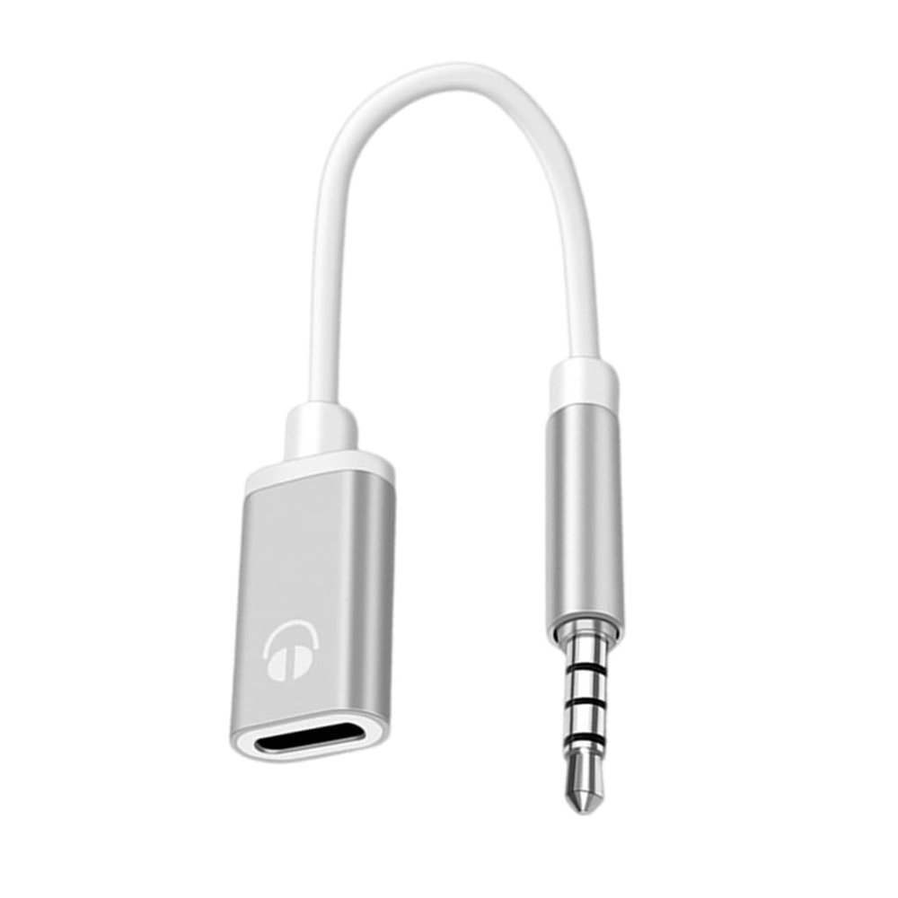 3.5mm Male to Type C Female Auditory Adapter Cable for Analog Headphones Phones and Tablets Wide Compatibility