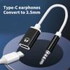 3.5mm Male to Type C Female Auditory Adapter Cable for Analog Headphones Phones and Tablets Wide Compatibility view 3