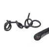 ACFFVBW Coiled Extension Cord, 1 Meter Communication Signal Wire 24-26 AWG 2-8 Core Pure Copper Twisted Pair Shielded(8 Core 26AWG Gray) view 3