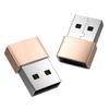 2Pack USB2.0 Male to Type C Female Adapter USB C Female to USB Male Adapter for Highly Speed Data Transfer Charging view 1