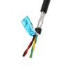 ACFFVBW Coiled Extension Cord, Twisted Pair Shielded 1 Meter 18-22 AWG 2/4/6/8 Core Pure Copper 485 Communication Signal Wire(4 Core 18awg 0.75mm) view 1