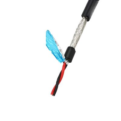 ACFFVBW Coiled Extension Cord, Twisted Pair Shielded 1 Meter 18-22 AWG 2/4/6/8 Core Pure Copper 485 Communication Signal Wire(2 Core 18awg 0.75mm)