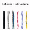 ACFFVBW Coiled Extension Cord, Twisted Pair Shielded 1 Meter 18-22 AWG 2/4/6/8 Core Pure Copper 485 Communication Signal Wire(2 Core 18awg 0.75mm) view 2