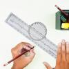 HanOaki Advanced Pilot Products Pilot Ruler for VFR and IFR Placard Transparent ABS Medium Size Heat-Resistant Aviation Navigation Tool Easy Read Markings(A) view 3