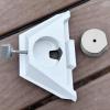 1/4 20 Rectangular Tripod Mount Adapter, Threaded Aluminum Alloy Replacement Bracket for Roof Installation Camping Equipment view 4