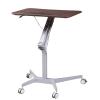 Adjustable Height Mobile Overbed Table with Wheels - Versatile Sofa Side Table for Bedridden, Elderly, Nursing, Reading - Hospital Quality, Easy to Move view 1