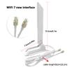 2.4/5/6GHz Tri Band WiFi 7 Gaming Motherboard Antenna Cable Replacement for MSI PRO Z790-A MAX/ Z890-A /Z890-P/Z890-S, B840 B850 B860 Gaming Plus, MPG B850 Edge TI WiFi Magnetic Base (White) view 4