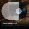 YSUFAGNR 12-Inch Record Inner Sleeves (100 Packs) - Round Bottom Anti-Static Plastic Sleeves for 33 RPM Vinyl, Translucent HDPE Material view 4