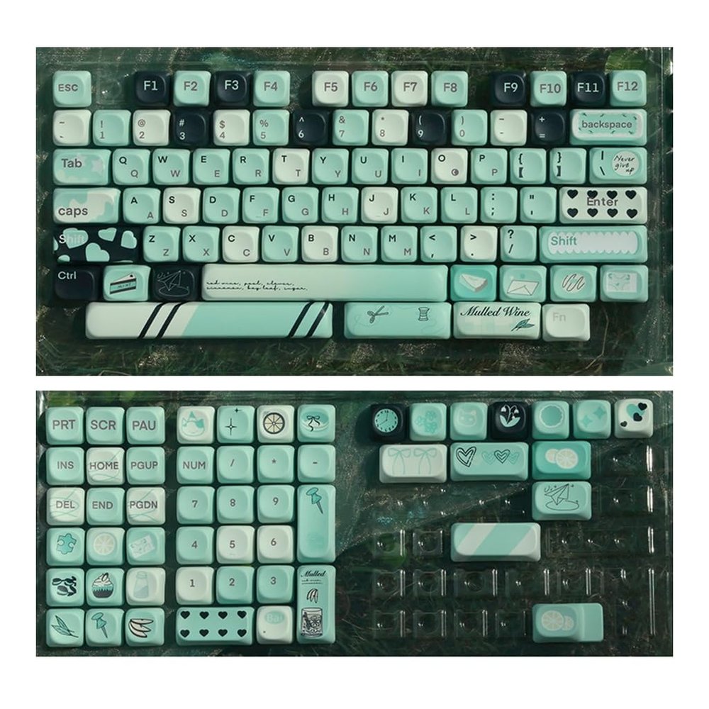 131Keys Keycaps Set Fantasy Color Theme for 81 104 108 Mechanical Keyboards