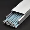 Screen Extension Cords Solution Wire Protector for Parking/Office/Hallways, Versatile Commercial Cable Cavity Metal, Aluminum Cord Covers for Wall Mounted TV(20x20mm(0.79x0.79)) view 1