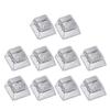 1U/ Clear Keycaps with 95% Light Transmission for Mechanical Keyboards Original Height Durability PC view 1