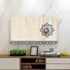 32-75inch Indoor TV Cover Simple Display Protectors Television/Computer Screen Dust Cover Hanging Curved LCD/LED Universal Monitor Protector Multi-size,Washable-Beige-2||37 inch view 1