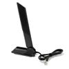 2.4/5/6GHz Tri Band WiFi 7 Gaming Motherboard Antenna Cable Replacement for MSI MEG Z890 GODLIKE/ACE,MEG Z790 ACE MAX,MPG Z790 Carbon MAX WiFi II, MAG B860,PRO B850-VC Magnetic Base (Black) view 1