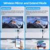 4K Wireless Display Adapter for TV, 5Ghz WiFi Miracast Dongle for Video and Audio Streaming from Laptops, Tablets, TVs/Projectors/Monitors, No Need for APP and Compatible with Android, iOS, Windows view 4