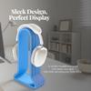 kliko Modern Desk Headphone Stand Black & Sky Blue, Eco-Friendly PLA Desk Organizer, Minimalist Design (Sky Blue) view 3