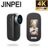 Jinpei 4K Mini Action Camera, with 1.5" Screen Included 64GB, with 360Rotatable Clip & Magnetic Clip, 180 Minutes for Recording, IP65, Traveling, Pet Walking and Outdoors Activities JS-10B-A view 2