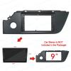 9Inch 2Din Installation Dash Kit Fits for Kia Rio 4 K2 2020+ Aftermarket Android Car Radio Stereo Mounting Fascia Panel view 4