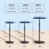 Bedroom Projector Stand Universal Projector Bracket Household Bedside Tray Shelf Projector Wall Lifting Bracket Shelf with Tray Big Base Projector Stand Projector Mount( view 2