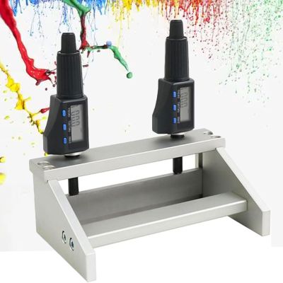 SICWEDIM 100/150/200/300mm Digital Display Film Applicator, Stainless Steel Wet Film Preparation Device, with Micrometer, 1-6000m Adjustable, Graduation Value 1m (150mm)