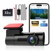 Dash Cam 1080P FHD WiFi Dash Camera for Cars Mini car Camera with Night Vision Easy Installation, Loop Recording,Wide Angle,Compact Design,24 Hours Parking Monitor view 1
