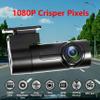 Dash Cam 1080P FHD WiFi Dash Camera for Cars Mini car Camera with Night Vision Easy Installation, Loop Recording,Wide Angle,Compact Design,24 Hours Parking Monitor view 2