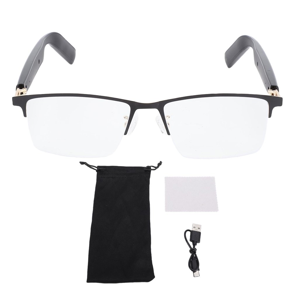 ariarly AI Translator Glasses, Built in Mic Speaker, Over 100 Languages, Real Time Bluetooth Translation Glasses, for Travel, Calling, Music