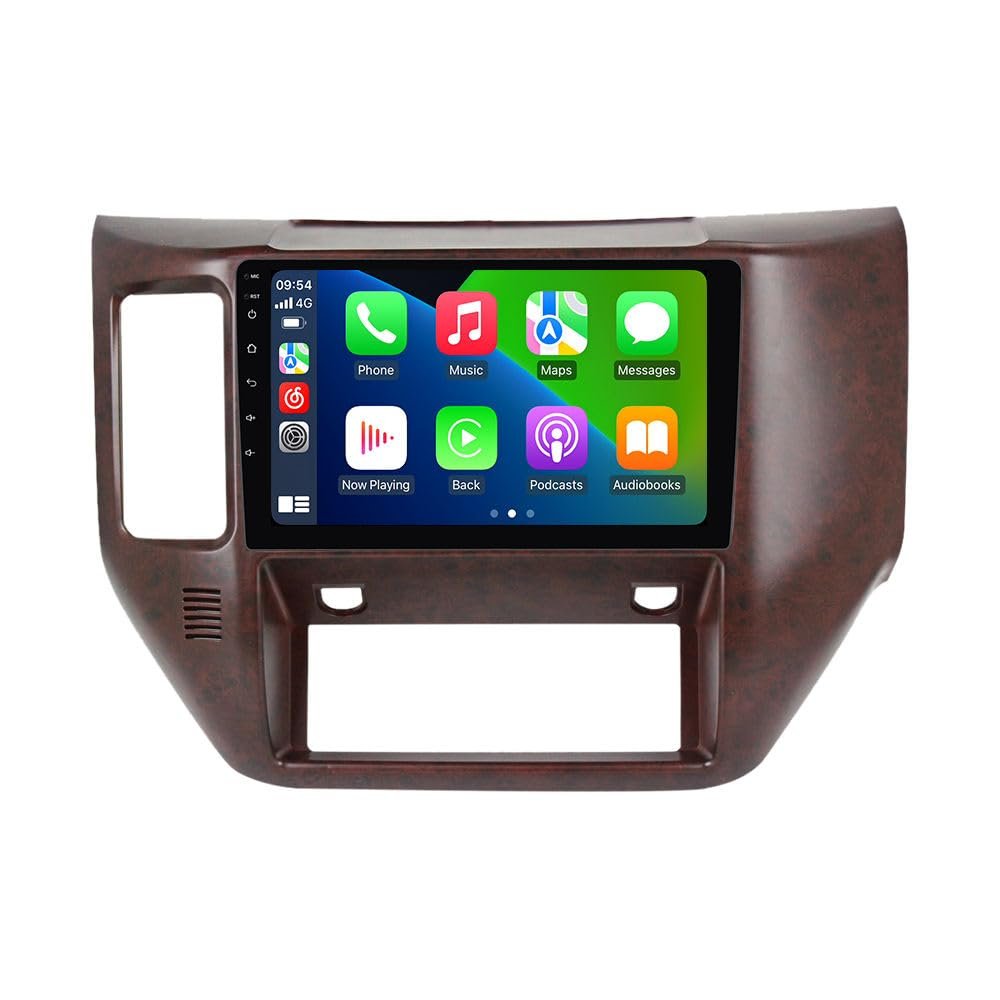 Android car Radio for Nissan Patrol 2011-2015,9 inch Car Stereo Touch Screen Upgrade with Wireless CarPlay/Android Auto GPS Navigation WiFi AM FM Radio Head Unit,8G+256G