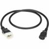 Eaton Tripp Lite Series PDU Power Cord, C13 to P-Lock C14 - Heavy-Duty, 15A, 250V, 14 AWG, 4 ft. (1.2 m), Black - For PDU, Computer, Monitor, HDTV, Printer, Server, UPS, Network Device, Switch, Workst view 1