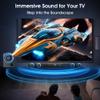 HIXICOPA 2.1 Channel Sound Bar with Wired Subwoofer, Dorby Audio 35in Detachable TV Soundbar, Bluetooth, HDMI-ARC, Optical, AUX, USB, FM, Coaxial Inputs for Home Theater view 4
