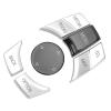 Central Multimedia Button Kit Premium Replacement Multi Media Control Key Cover Scratch Proof ABS Plastic Compatible with E Series E84 E70 E71 E72 E81 E82 E87 E88 E90 E91 E92 E93 (Electrosilvering) view 4
