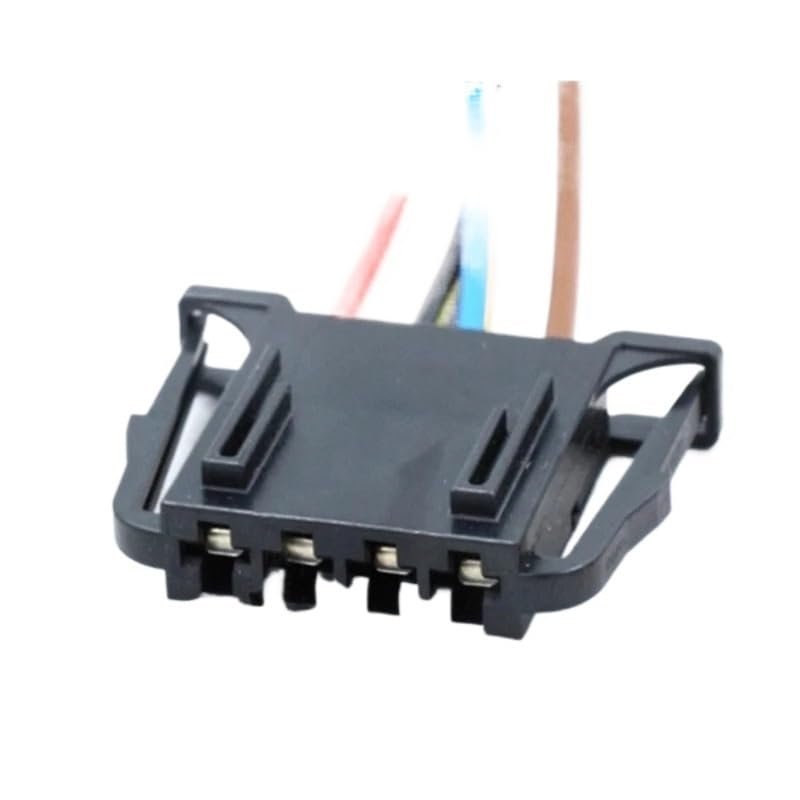 Car Connector 1 Pcs 4 Pin Car Door Woofer Plug Brake Light Tail Lamp Electronic Connector Wire Harness Cable 4D0972704 4D0 972 704(10 Pcs)