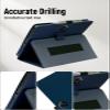 11" Case for TCL NXTPAPER 11 Gen 2 Android Tablet (Model 9465X), FJIASTB PU Leather Folding Cover with Pen Holder and Wrist Strap, Business Travel Portable (Dark Blue) view 3