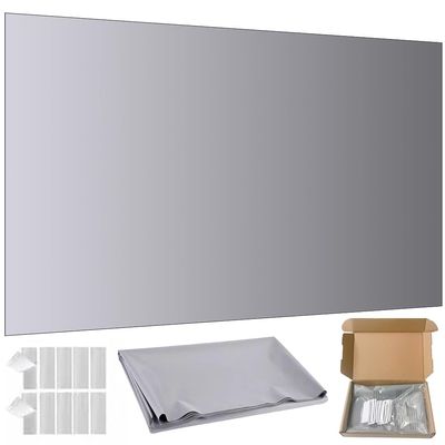 HD Projector Screen 4K Anti Light Foldable | 16:9 & 4:3 30"/60"/70"/80"/90"/100"/120" HD Projection Surface for Home Theater, Outdoor Movies & Presentations | Wrinkle-Resistant Portable (100in 16:9)