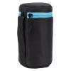 Fydun Camera Lens Storage Pouch Neoprene Lens Case Bag with Camera - with Mesh (L) view 4