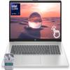 HP 17.3" Touchscreen Laptop Computer, Intel Core Ultra 7 255U Processor (12-Core, Up to 5.2 Ghz), 16GB DDR5 RAM 512GB SSD, Windows 11, Backlit Keyboard, SageNova Earphones, Natural Silver view 1