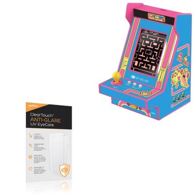 BoxWave Screen Protector Compatible with My Arcade Ms.PAC-Man Nano Player Pro - ClearTouch Anti-Glare Anti-UV EyeCare (2-Pack), Filters Out Harmful Blue Light Reduce Fatigue